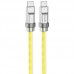 Дата кабель Hoco U113 Solid 100W Type-C to Type-C (1m) (00000069086_1)