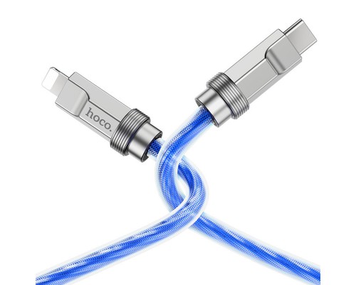 Дата кабель Hoco U113 Solid 20W Type-C to Lightning (1m) (00000069089_1)