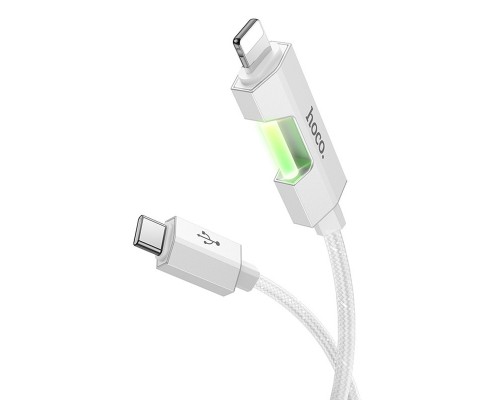 Дата кабель Hoco U123 Regent colorful 27W Type-C to Lightning (1.2m) (00000069090_1)