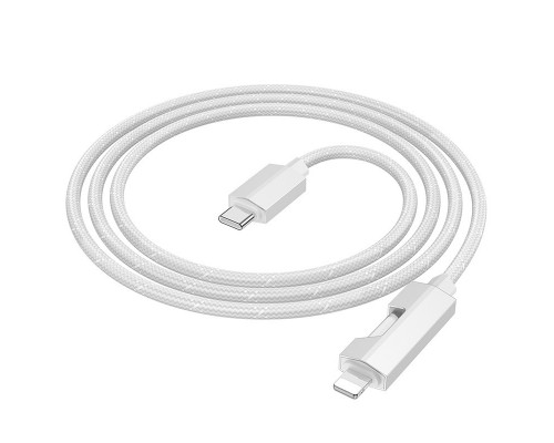 Дата кабель Hoco U123 Regent colorful 27W Type-C to Lightning (1.2m) (00000069090_1)