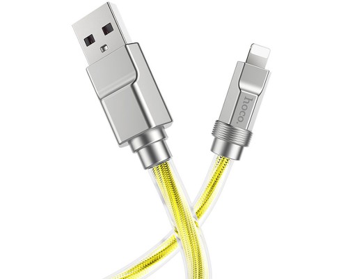 Дата кабель Hoco U113 Solid 2.4A USB to Lightning (1m) (00000069087_3)