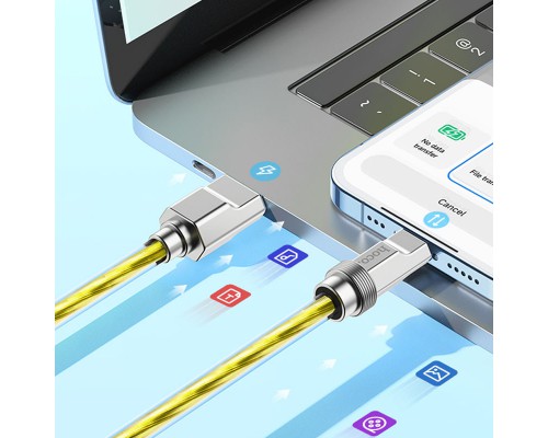 Дата кабель Hoco U113 Solid 2.4A USB to Lightning (1m) (00000069087_3)