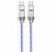 Дата кабель Hoco U113 Solid 100W Type-C to Type-C (1m) (00000069086_2)