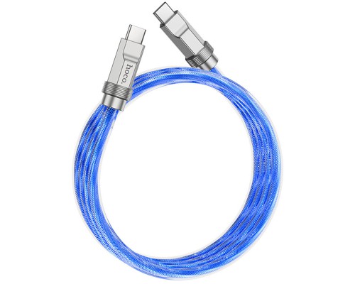 Дата кабель Hoco U113 Solid 100W Type-C to Type-C (1m) (00000069086_2)