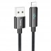 Дата кабель Hoco U125 Benefit 2.4A USB to Lightning with display (1.2m) (00000069091_1)