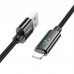 Дата кабель Hoco U125 Benefit 2.4A USB to Lightning with display (1.2m) (00000069091_1)