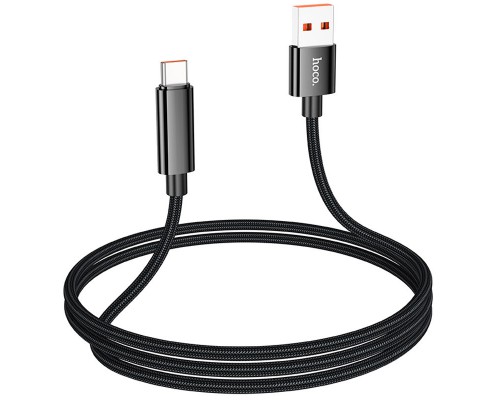 Дата кабель Hoco U125 Benefit 5A USB to Type-C with display (1.2m) (00000069092_1)