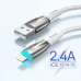 Дата кабель Baseus Glimmer Series Fast Charging Data Cable USB to Lightning 2.4A 1m (CADH00020) (00000068693_1)