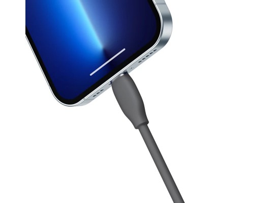 Дата кабель Baseus Jelly Liquid Silica Gel USB to Lightning 2.4A (1.2m) (CAGD000001) (00000068695_1)