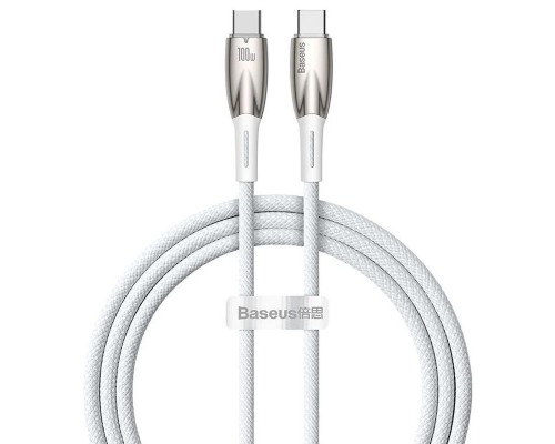 Дата кабель Baseus Glimmer Series Fast Charging Type-C to Type-C 100W 1m (CADH00070) (00000068699_1)