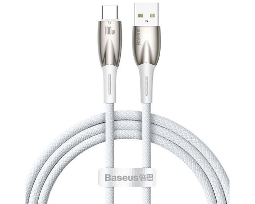 Дата кабель Baseus Glimmer Series Fast Charging Data Cable USB to Type-C 100W 1m (CADH00040) (00000068700_1)