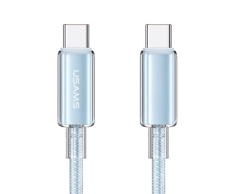 Дата кабель USAMS US-SJ660 Type-C to Type-C PD100W Cloud Series (1.2m) (00000070761_2)