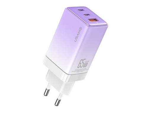 СЗУ Usams US-CC180 65W ACC 3 Ports GaN Sandru series (00000070763_4)