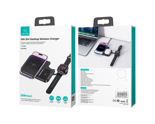 БЗУ Usams US-CD190 15W 3in1 (00000070775_1)