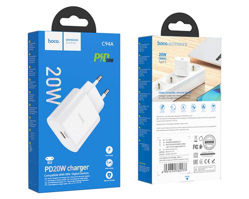 СЗУ Hoco C94A Metro PD20W (1C) (00000071180_1)