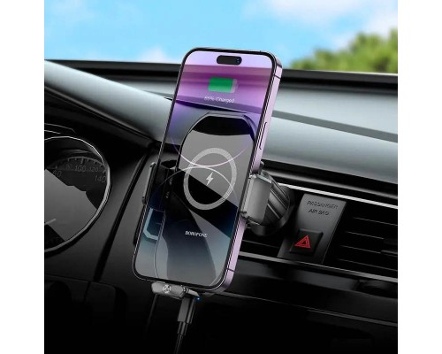 Автодержатель с БЗУ Borofone BH205 Wireless Charging Car (00000066328_2)