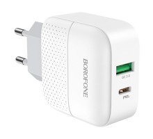 СЗУ Borofone BA46A PD 18W+QC3.0 (1USB/1Type-C/3A) (00000055344_2)