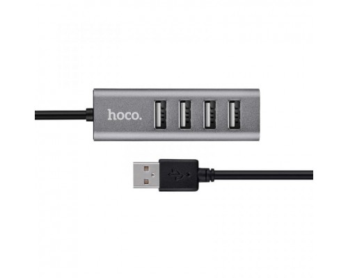 Переходник HUB Hoco HB1 USB to USB 2.0 (4 port) (1m) (00000031109_2)