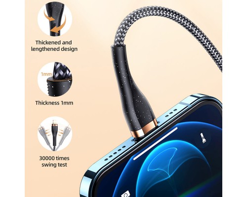 Дата кабель Usams US-SJ489 U64 Type-C To Lightning 20W PD (1.2m) (00000049220_2)