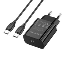 СЗУ Borofone BA65A Single port PD20W + Type-C + Type-C (00000057018_1)