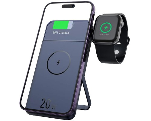 Портативное ЗУ Power Bank JJT-MP01 2in1 20W с БЗУ+iWatch 10000 mAh (00000072937_2)