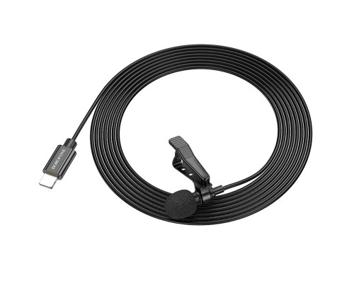 Микрофон петличный Borofone BFK11 Elegant lavalier Lightning (2m) (00000074391_1)