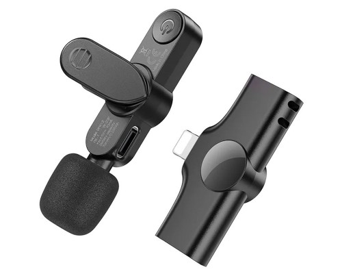 Петличный беспроводной микрофон Borofone BFK12 Trophy lavalier Lightning (00000074393_1)