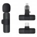 Петличный беспроводной микрофон Borofone BFK12 Trophy lavalier Lightning/Type-C (00000074394_1)