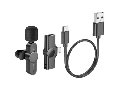 Петличный беспроводной микрофон Borofone BFK12 Trophy lavalier Type-C (00000074395_1)