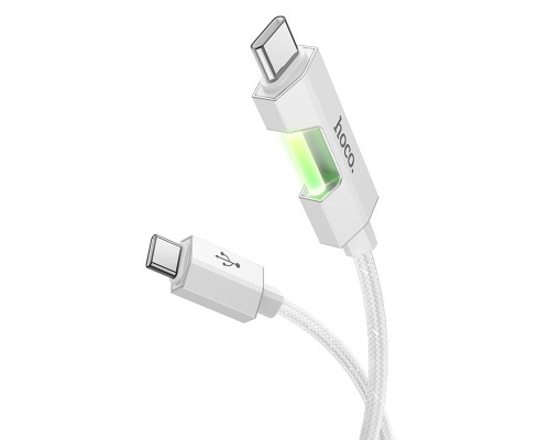 Дата кабель Hoco U123 Regent colorful 60W Type-C to Type-C (1.2m) (00000069114_1)