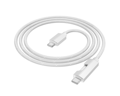 Дата кабель Hoco U123 Regent colorful 60W Type-C to Type-C (1.2m) (00000069114_1)