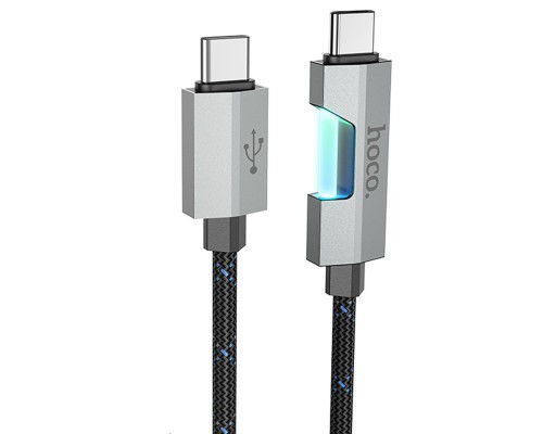 Дата кабель Hoco U123 Regent colorful 60W Type-C to Type-C (1.2m) (00000069114_2)
