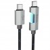 Дата кабель Hoco U123 Regent colorful 60W Type-C to Type-C (1.2m) (00000069114_2)