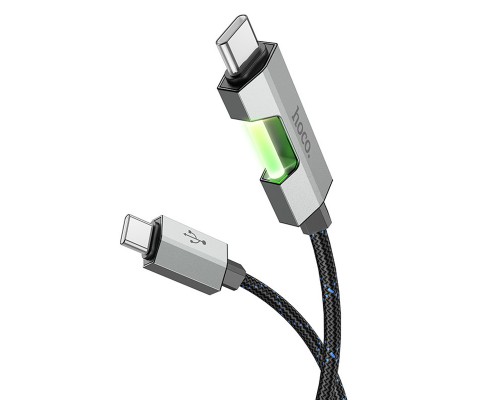 Дата кабель Hoco U123 Regent colorful 60W Type-C to Type-C (1.2m) (00000069114_2)
