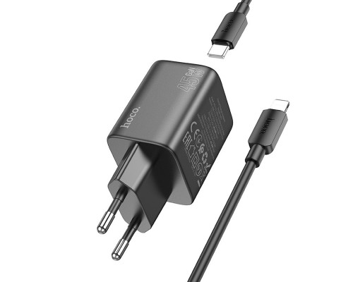 СЗУ Hoco N42 Elogiado 2C PD45W + Type to Lightning (00000069115_1)
