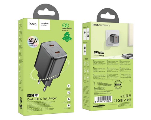 СЗУ Hoco N42 Elogiado 2C PD45W (00000069117_1)