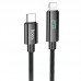 Дата кабель Hoco U125 Benefit 27W Type-C to Lightning with display (1.2m) (00000069104_1)