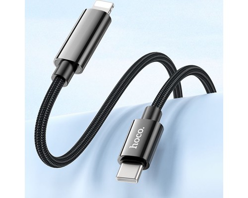 Дата кабель Hoco U125 Benefit 27W Type-C to Lightning with display (1.2m) (00000069104_1)