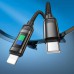 Дата кабель Hoco U126 Lantern 27W Type-C to Lightning (1.2m) (00000069080_2)