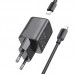 СЗУ Hoco N40 Mighty 1C PD20W + Type-C to Lightning (00000069107_1)