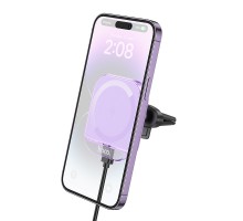Автодержатель с БЗУ Hoco HW17 Crystal (air outlet) (00000069110_2)