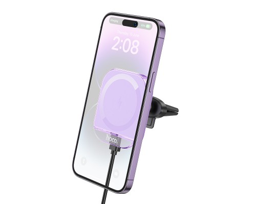 Автодержатель с БЗУ Hoco HW17 Crystal (air outlet) (00000069110_2)