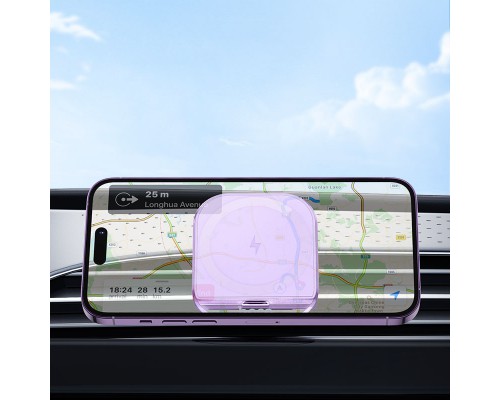 Автодержатель с БЗУ Hoco HW17 Crystal (air outlet) (00000069110_2)