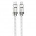 Дата кабель Hoco U113 Solid 100W Type-C to Type-C (1m) (00000069086_3)