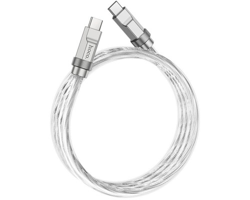 Дата кабель Hoco U113 Solid 100W Type-C to Type-C (1m) (00000069086_3)