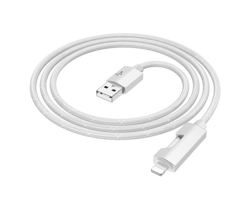 Дата кабель Hoco U123 Regent colorful 2.4A USB to Lightning (1.2m) (00000069106_2)