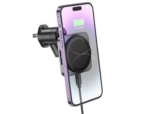 Автодержатель с БЗУ Hoco HW15 Speed (air outlet) (00000069111_1)