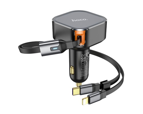 АЗУ Hoco NZ13 Clever PD30W with telescopic cable Type-C to Lightning (00000069113_1)