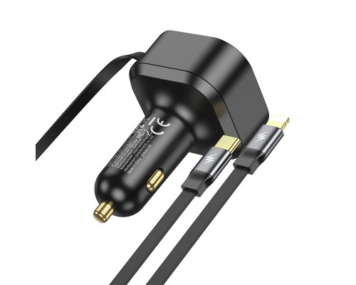 АЗУ Hoco NZ13 Clever PD30W with telescopic cable Type-C to Lightning (00000069113_1)