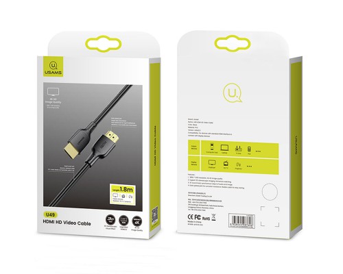 Дата кабель Usams US-SJ427 U49 HDMI HD (3m) (00000036151_1)